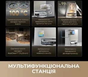 Фото: Робот-пилосос Dreame Bot MatriX 10 Ultra Black (RLX95CE-bl) № 11 | KTC