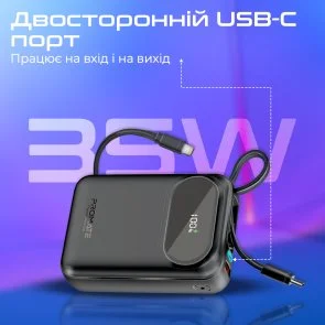 Батарея універсальна 20000mAh Promate powerpod-20.black