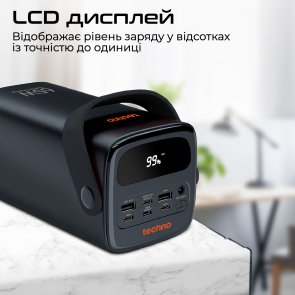 Батарея універсальна 80000mAh techno powerbank-80