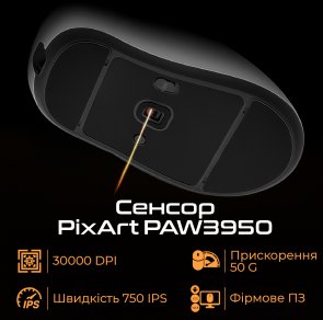 Миша RAWM ER21PRO Black (6973487190387)