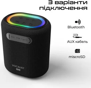 Фото: Акустика для вечірок HiFuture Vocalist100 Black (6972576181732) № 7 | KTC