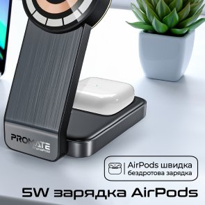 Бездротова зарядна станція Promate transfold