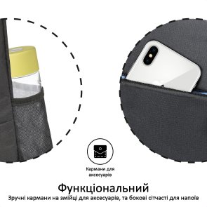 Рюкзак для ноутбука Promate Alpha-bp Black (6959144033242)
