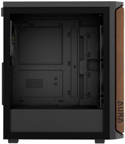  Корпус Gamdias Aura GC11 Wood Black with window (4711514503753)