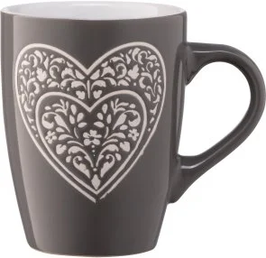 Фото: Чашка Ardesto Heart 330ml Gray (AR3467DGR) № 3 | KTC