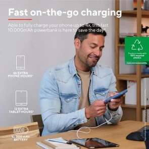 Фото: Батарея універсальна Trust Redoh Fast 10000mAh 20W Blue (25032_TRUST) № 8 | KTC