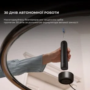 Фото: Електрична зубна щітка Mova Fresh Pro Black + Travel case (ATB15A-BK) № 11 | KTC