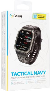Смарт годинник Gelius Tactical Navy Black (GP-SW007_Black)