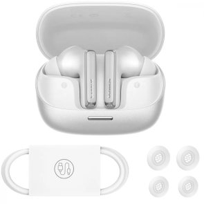 Гарнітура вакуумна Baseus Bowie M2s Pro TWS Bluetooth, White