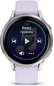 Фото: Смарт годинник Garmin Venu 4 - 41 mm Silver with Periwinkle Silicone Band (010-03013-01) № 2 | KTC