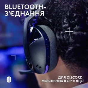 Фото: Гарнітура Logitech G321 Lightspeed Black (981-001563) № 5 | KTC