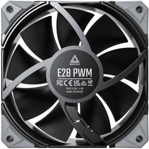 Кулер Montech E28 Black 3pcs (E28 3 PACK B)