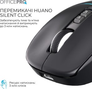 Миша OfficePro M468B Wireless Black