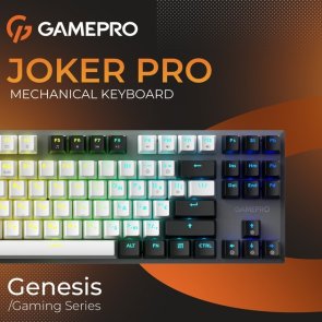 Клавіатура GamePro Genesis Joker Pro MK124G Red Switches Wireless (MK124G Pro)