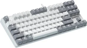 Фото: Клавіатура GamePro Genesis Metallic MK110W Red Switches White № 2 | KTC
