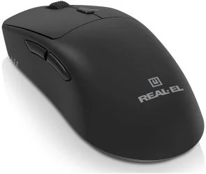 Фото: Миша Real-EL RM-355W Wireless Black (EL123200054) № 4 | KTC