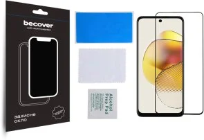 Фото: Захисне скло BeCover for Motorola Moto G73 - Black (709737) № 2 | KTC