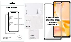 Фото: Захисне скло BeCover for ZTE Blade A76 Black (714377) № 3 | KTC