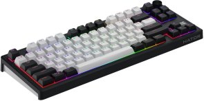 Клавіатура, Hator Skyfall 80 MAG ULTIMA 8K Aurum Ice, Wireless/BT, Black/White ( Gaming )