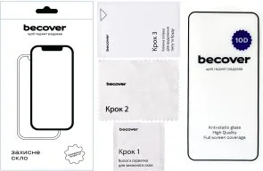 Фото: Захисне скло BeCover 10D for Xiaomi 13T/13T Pro - Black (711364) № 2 | KTC