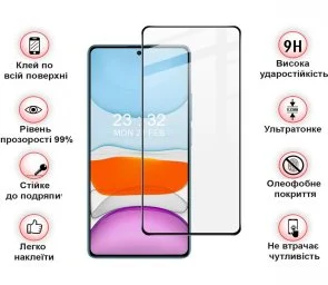 Фото: Захисне скло BeCover for Xiaomi 14T/14T Pro - Black (713322) № 4 | KTC