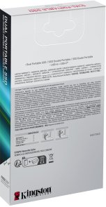 Зовнішній SSD-накопичувач Kingston Dual Portable 1TB Red (SPSD/1TB)