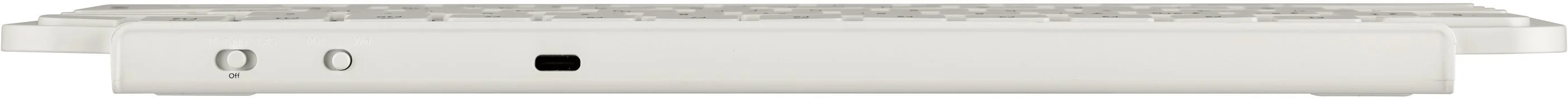 Фото: Клавіатура Keychron B1 Pro ENG/UKR WL/BT/USB Ivory White (B1P-K8-UA) № 6 | KTC