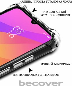 Чохол-накладка Anti-Shock BeCover для Motorola Edge 50 Pro Clear (711781)