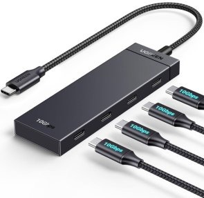 USB-хаб UGREEN CM806 Black (35584)