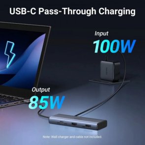 USB-хаб UGREEN CM498 Grey (45379)