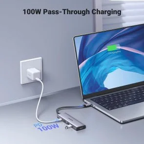 Фото: USB-хаб UGREEN 5in1 CM511 Grey (15597) № 6 | KTC