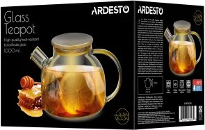 Фото: Заварник Ardesto Golden Moon 1L (AR3010GBB) № 5 | KTC