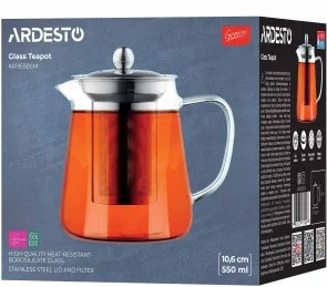 Фото: Заварник Ardesto Gemini Milano 0.55L Clear (AR1955BGM) № 4 | KTC