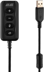 Гарнітура 2E Gaming HG355 Black (2E-HG355BK-7.1)