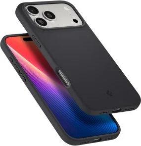 Фото: Чохол Spigen for Apple iPhone 17 Pro - Silicone Fit MagFit Black (ACS10335) № 3 | KTC