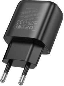 Зарядний пристрій Hoco C141A 2.1A Black (6942007627849)
