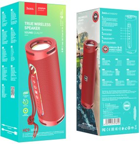 Портативна колонка Hoco HC9 Dazzling Pulse Sports Red (6931474757814)