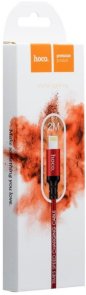 Кабель Hoco X14 2A AM / Lightning Black/Red (6957531062899)