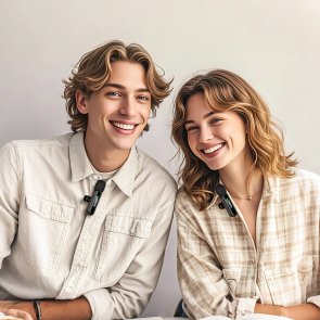 Радіосистема Hoco L20A Fair dual-mic Black (6942007655507)