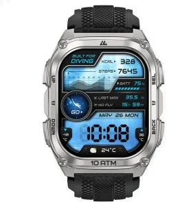 Фото: Смарт годинник KOSPET TANK M4 Silver № 2 | KTC