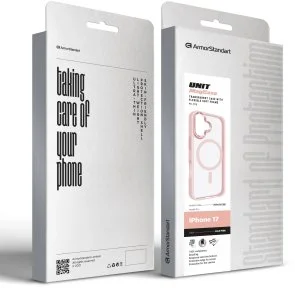 Фото: Чохол ArmorStandart for Apple iPhone 17 - Unit MagCase Pale Pink (ARM86288) № 2 | KTC