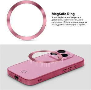 Фото: Чохол ArmorStandart for Apple iPhone 14 Pro - Replica MagSafe Pink (ARM76216) № 5 | KTC