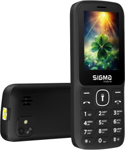 Мобільний телефон SIGMA X-Style 242 Lucky Black