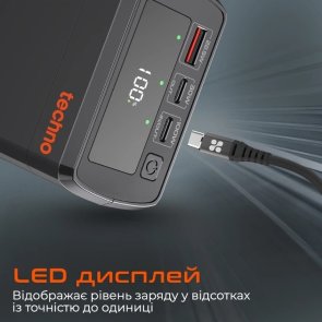 Батарея універсальна Techno PDC130 38000 mAh