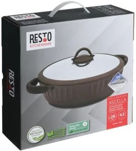 Фото: Сотейник Resto ASCELLA 4.2L Black (94006) № 18 | KTC