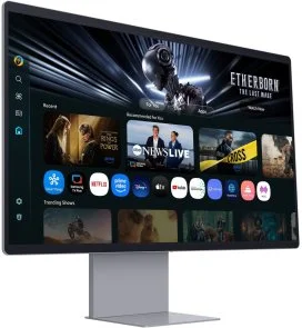 Фото: Монітор Samsung Smart M90SF Monitor (LS32FM902SZXUA) - 32" OLED / 3840×2160 / 165 Гц / AMD FreeSync Premium Pro, Nvidia G-Sync / Pivot / HAS № 2 | KTC