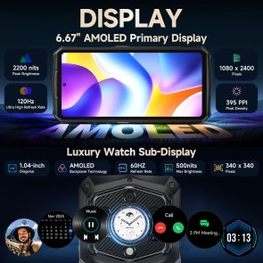 Смартфон Ulefone Armor 29 Ultra 16/1TB Marval Black (6975326668200)