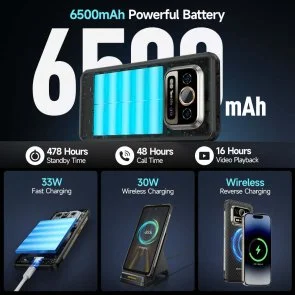Фото: Смартфон Ulefone Armor 25T 8/256GB Frost Black (6975326668804) № 5 | KTC