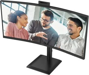 Фото: Монітор AOC CU34E4CW Black - 34" VA / 3440x1440 / 120 Гц / Adaptive Sync / HAS № 8 | KTC