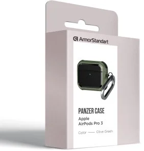 Фото: Чохол ArmorStandart for Apple Airpods Pro 3 - Panzer Olive Green (ARM88289) № 2 | KTC